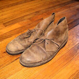 Clarks Desert Boots | Men’s Size 12 | Tan Leather Chukka Boots